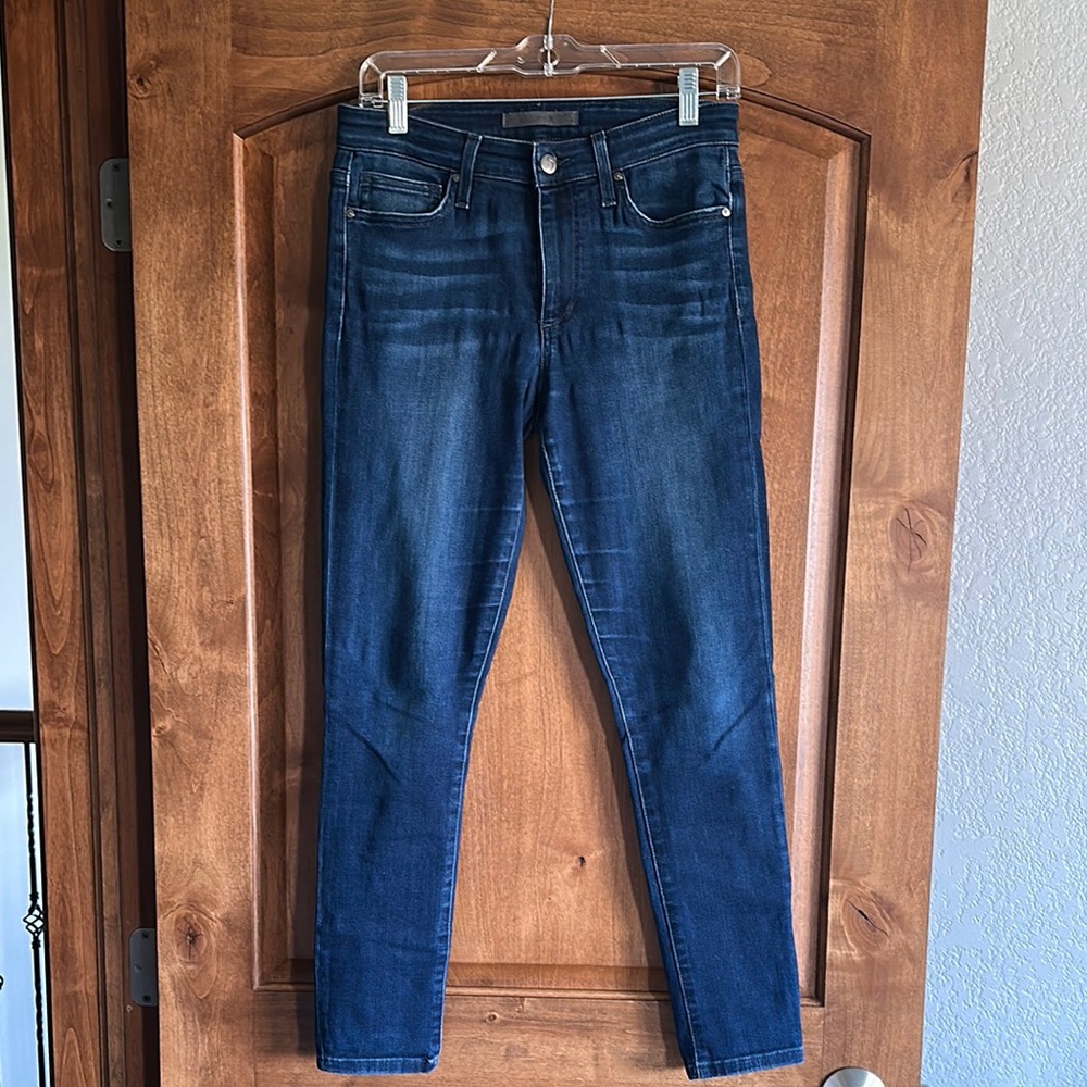 Joes Jeans Women's Dark Wash Blue Denim Jeans Size 27 Skinny Leg